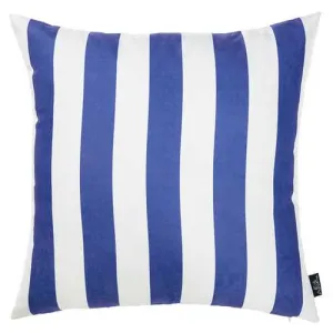 18"x18" Blue Nautica Stripe Decorative Throw Pillow Cover