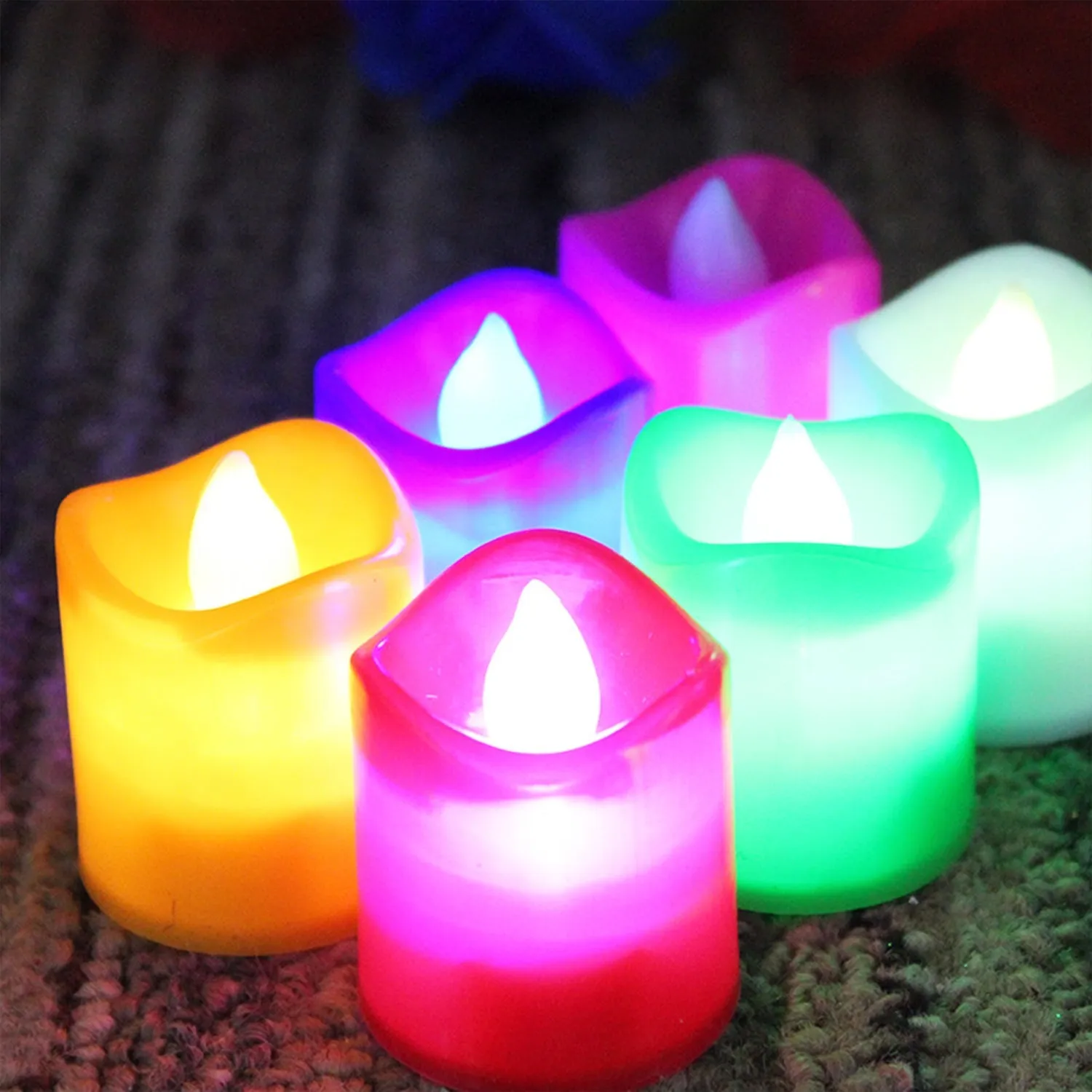 241 Festival Decorative - LED Tealight Candles (Multi, 1)