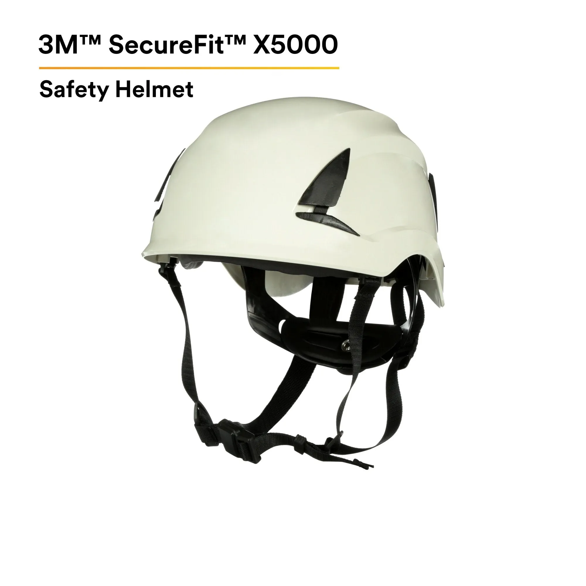 3M SecureFit Safety Helmet, X5001-ANSI, White