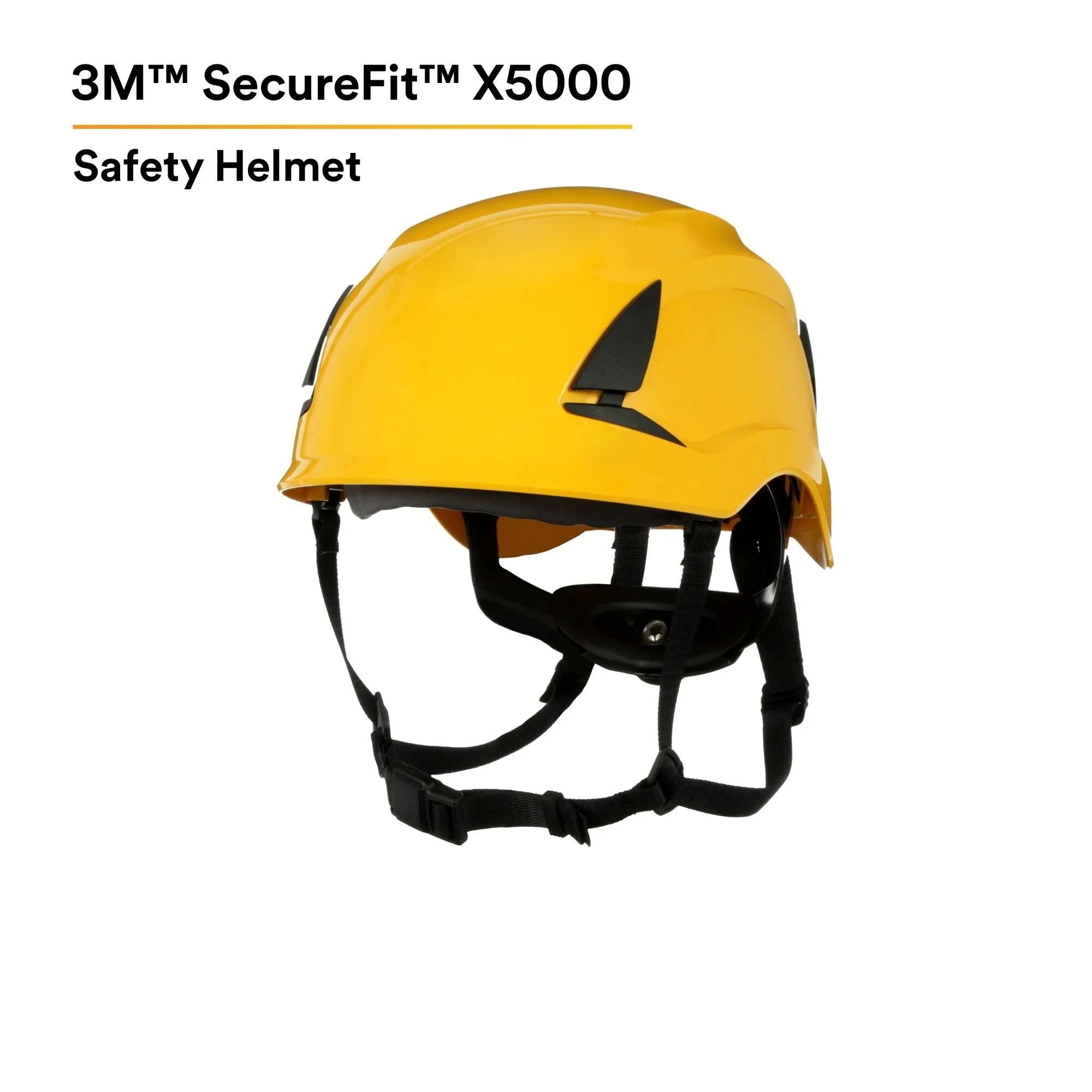 3M SecureFit Safety Helmet, X5002-ANSI,  Yellow