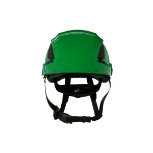 3M SecureFit Safety Helmet, X5004V-ANSI,  Green, vented