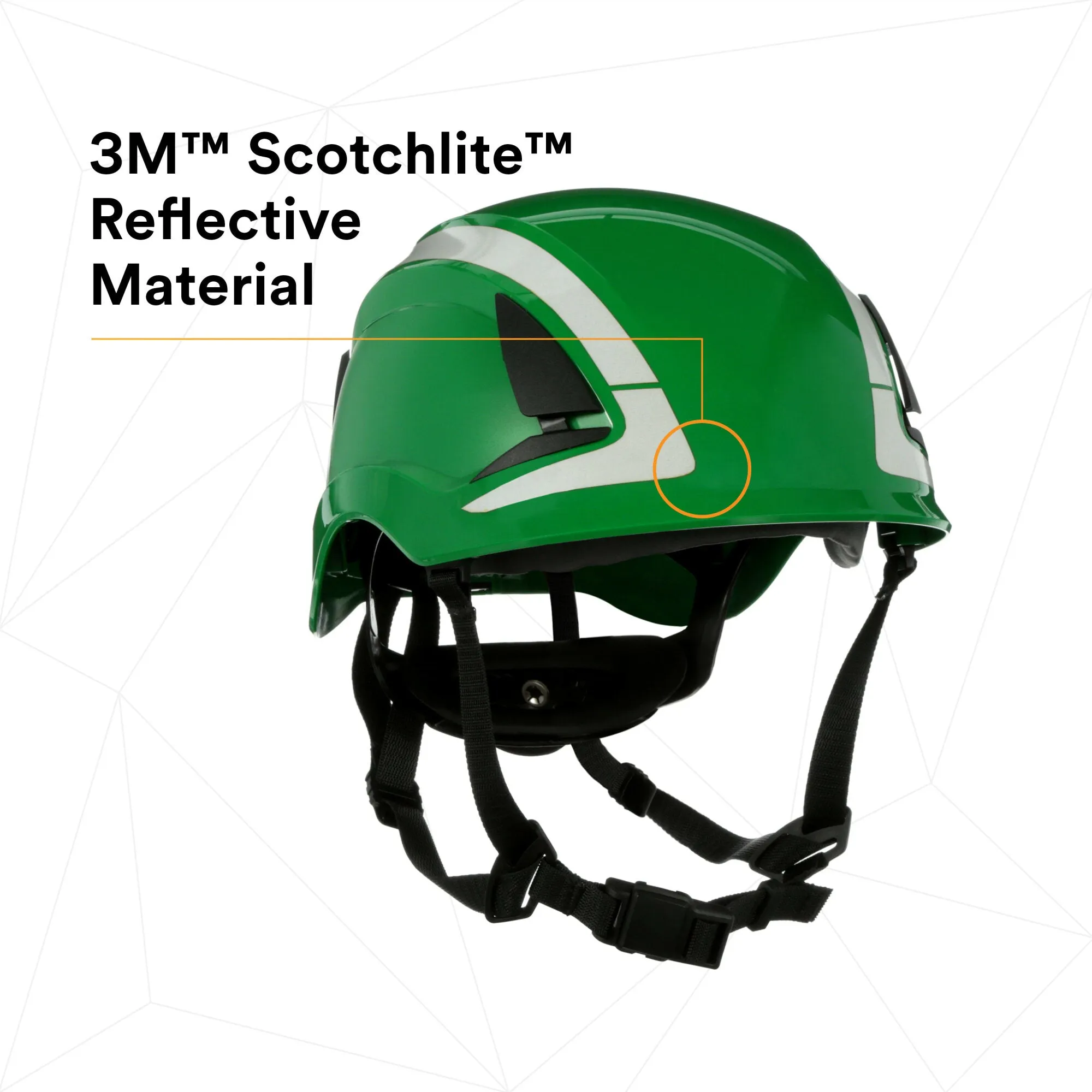 3M SecureFit Safety Helmet, X5004X-ANSI,  Green, 1Ea/Box