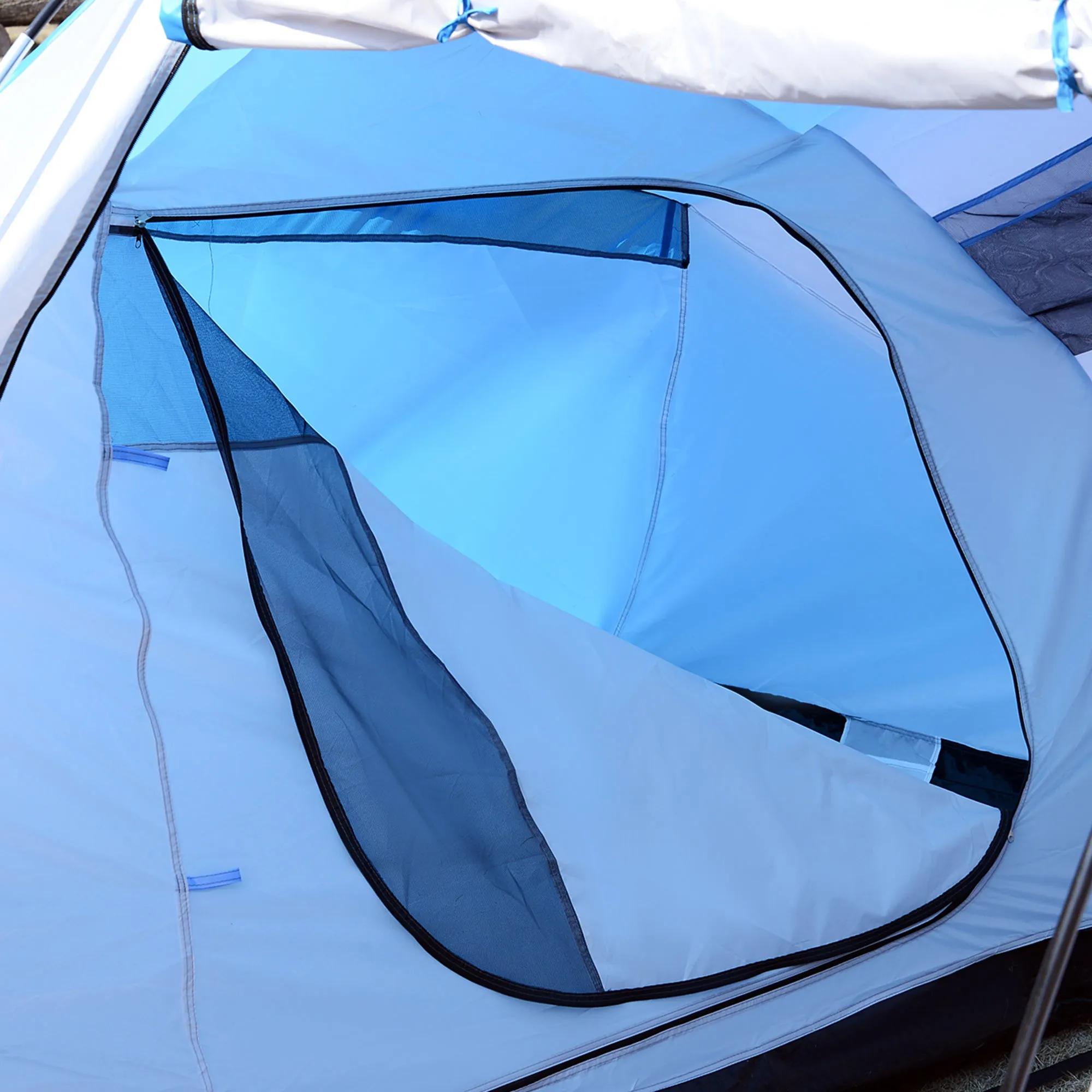 4-6 Man Camping Tent w/ Two Bedroom