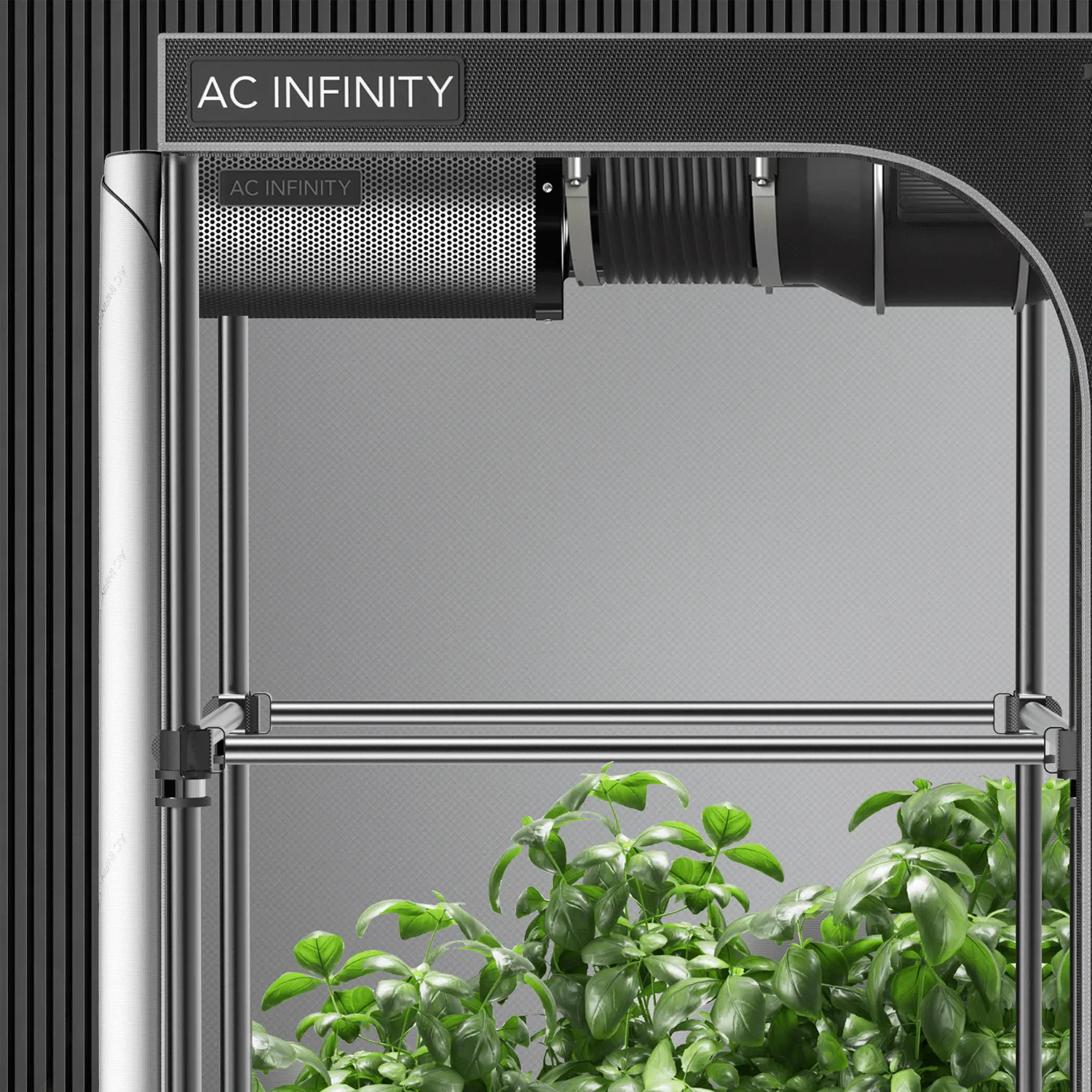 AC Infinity Grow Tent Mounting Bars, for Indoor Grow Spaces, 3x3'