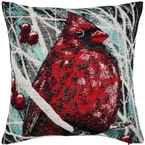 Adam Turman Red Cardinal Pillow Case