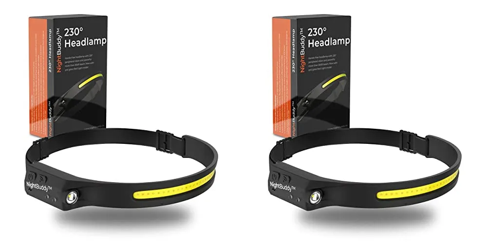 All New NightBuddy The Genuine Authentic LED HeadLamp - World’s #1 For Perfect Night Vision