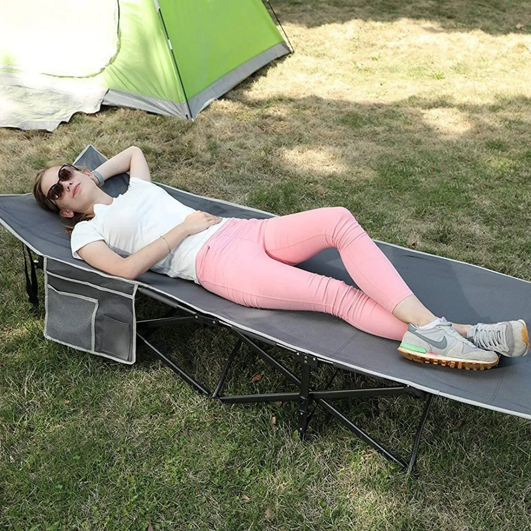 ALPHA CAMP Camping Cot with Carry Bag Sleeping Cot