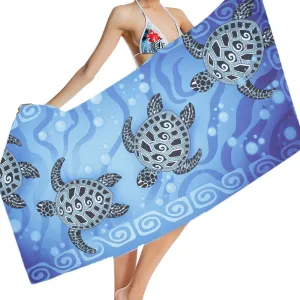 Beach Towel Sand Free Pool Towel Blanket Extra Large Quick Dry Lightweight Super Absorbent Printing Bath Towel Outdoor Yoga Mat