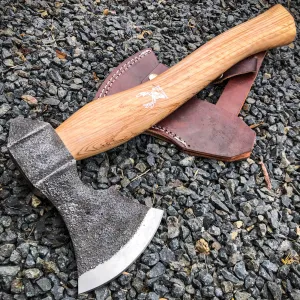 BoneEdge 15" Throwing Tomahawk Wood Axe Forged Blade