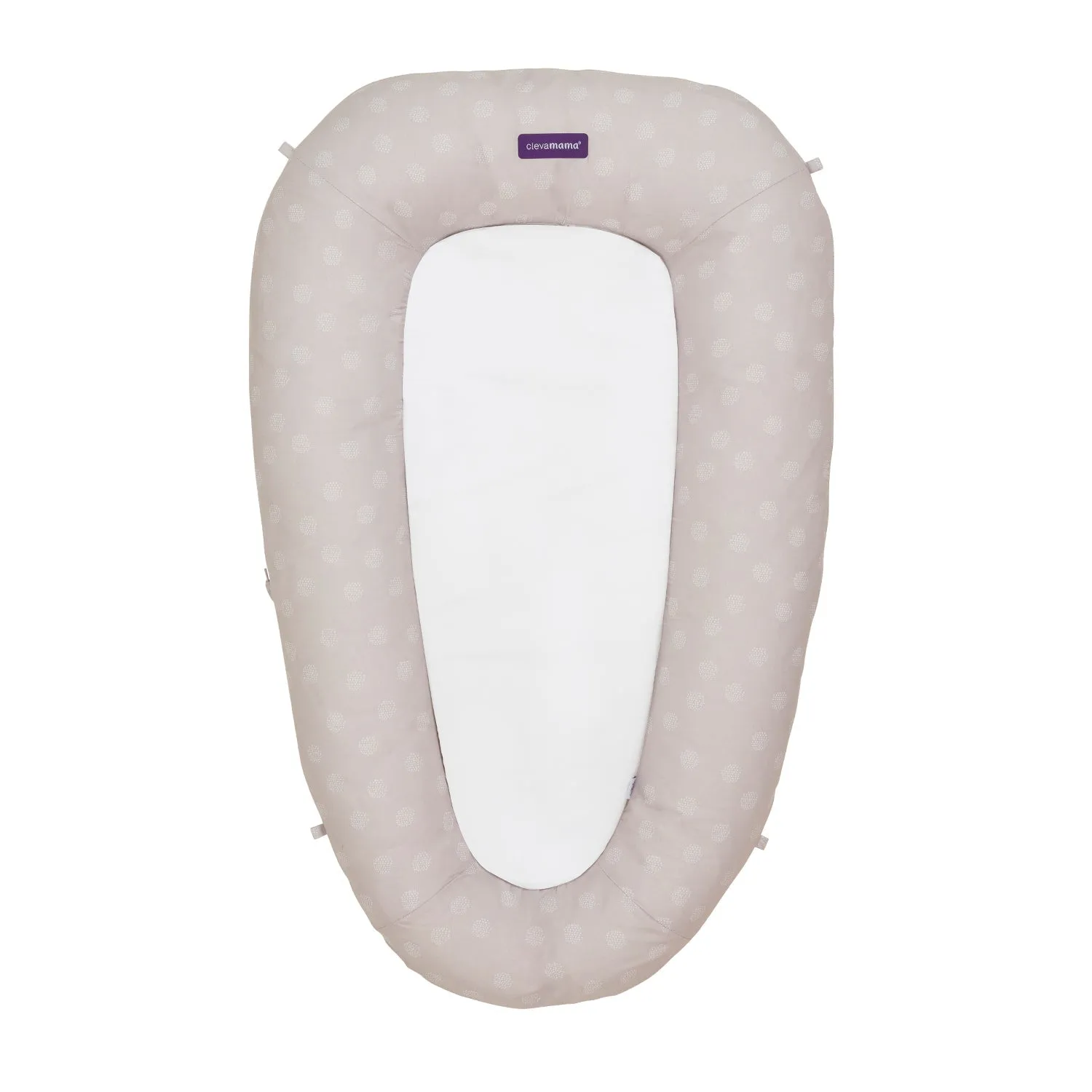 Clevafoam Baby Pod (White/Grey)