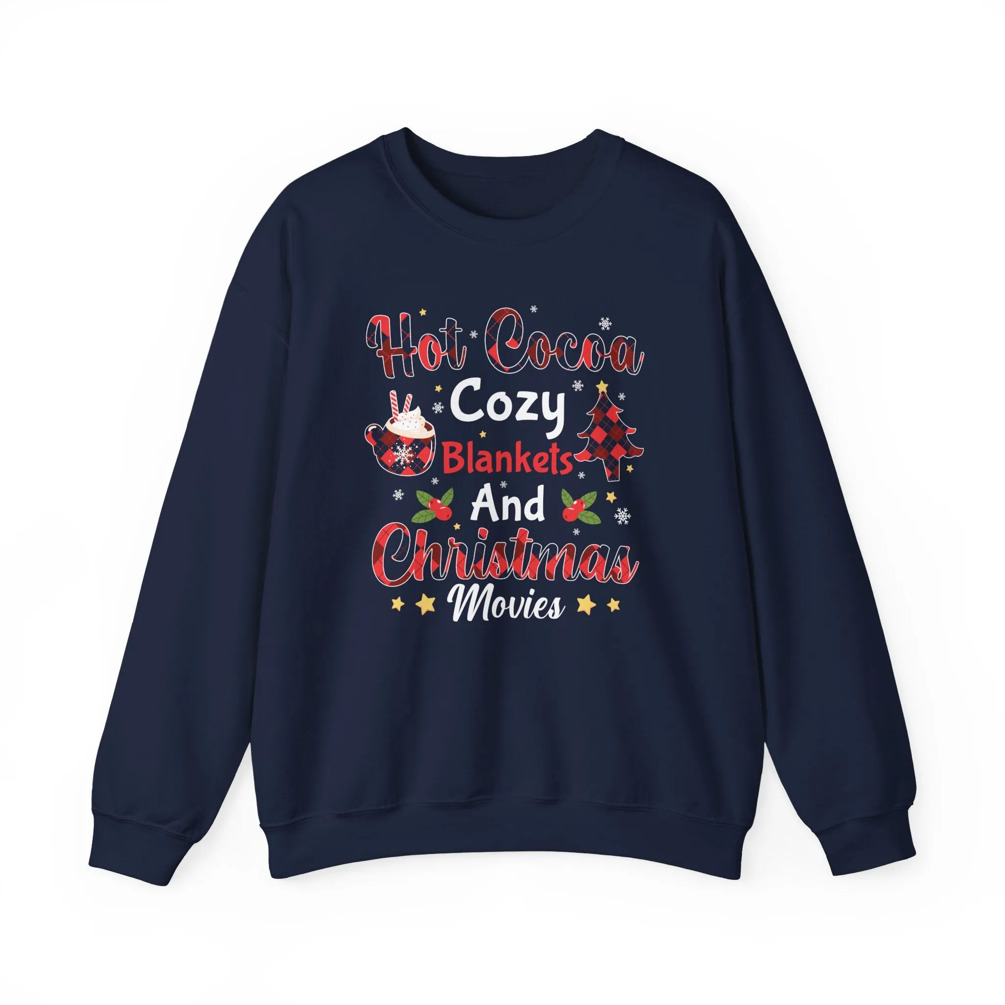 Cozy Blankets & Christmas Movies Sweatshirt