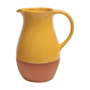 Dexam 3 Litre Ochre Sintra Glazed Terracotta Jug