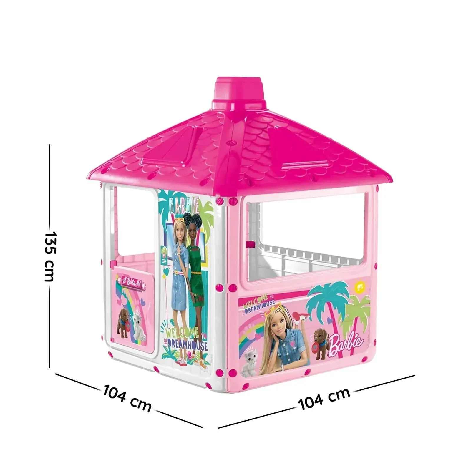 Dolu Barbie Play House 135x104x104cm