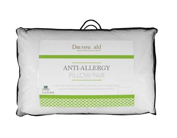 Dreamworld Anti-Allergy Pillow (Pair)