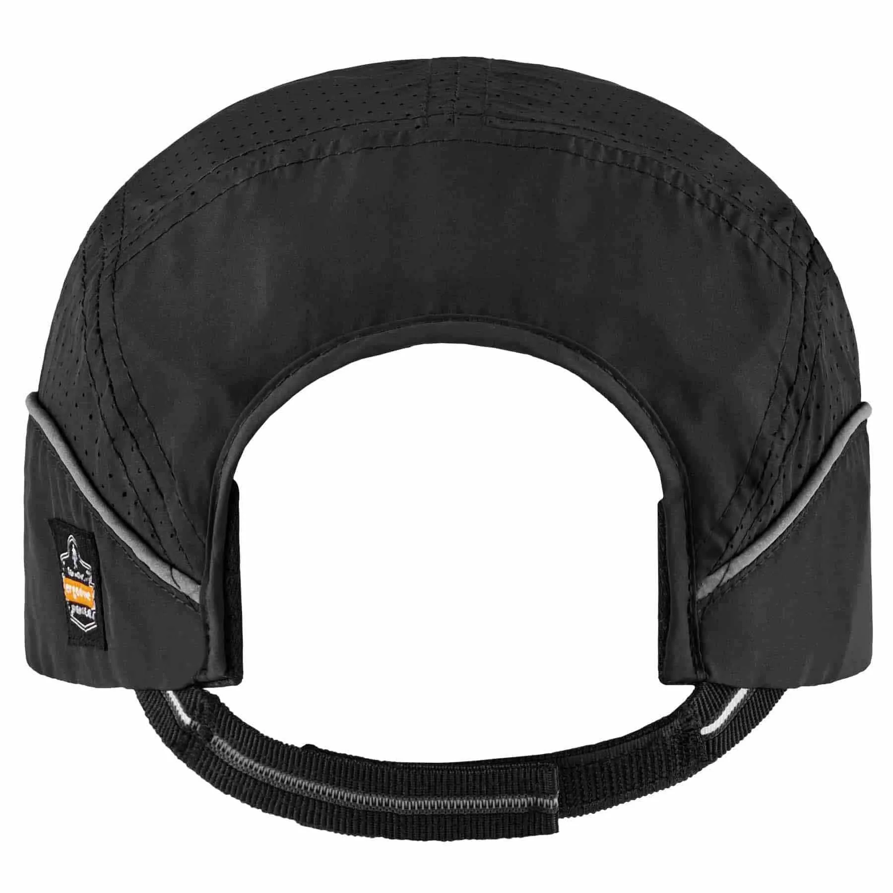 Ergodyne 23368 8965 Short Brim Black Lightweight Bump Cap Hat   LED Lighting