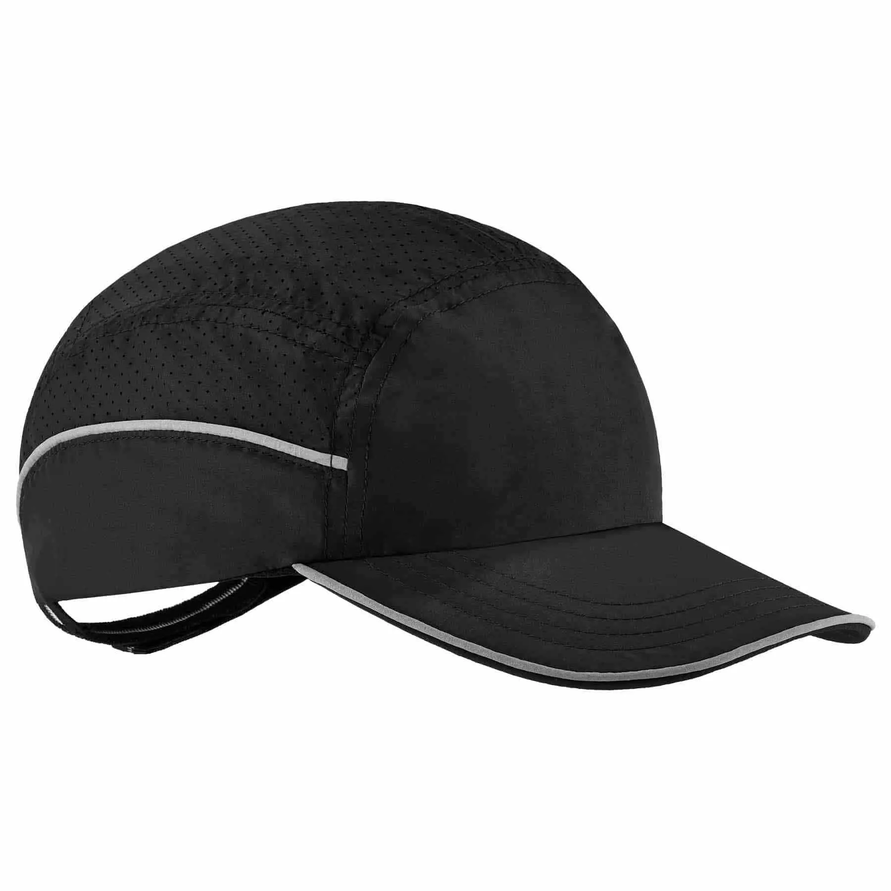 Ergodyne 23369 8965 Long Brim Black Lightweight Bump Cap Hat   LED Lighting