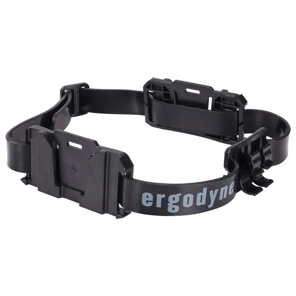 Ergodyne 60291 #8979 Black Headband Light Mount with Silicone Strap