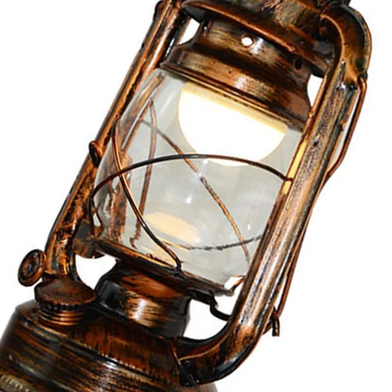 European Vintage Kerosene LED Wall Lantern