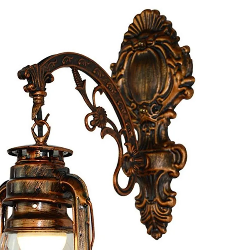 European Vintage Kerosene LED Wall Lantern