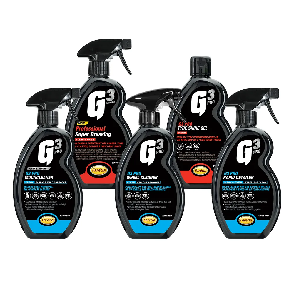 FARECLA Automotive Car Maintenance Clean & Finish 6 Piece Kit Boat, Marine