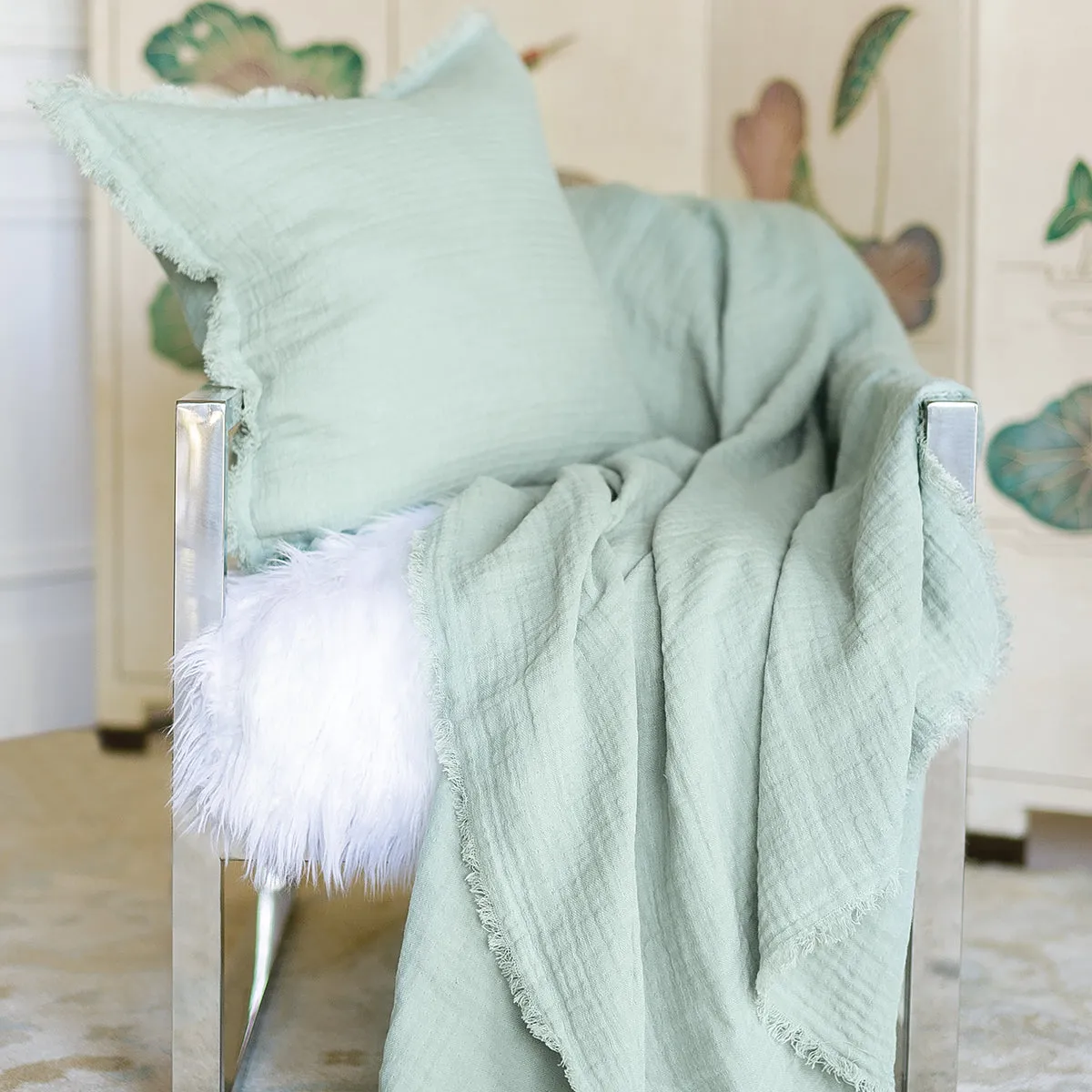 Feather Gauze Pillow