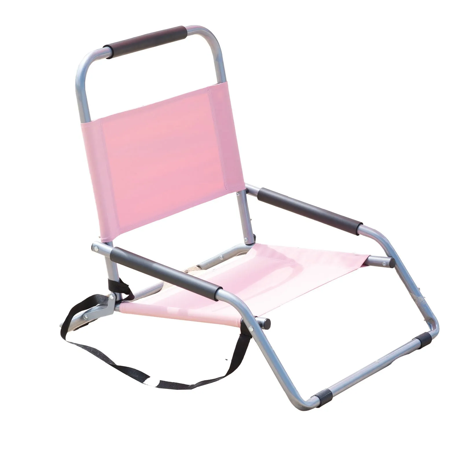 Foldable Low Profile Beach Chairs 2 Pack - Dusty Rose, Havana