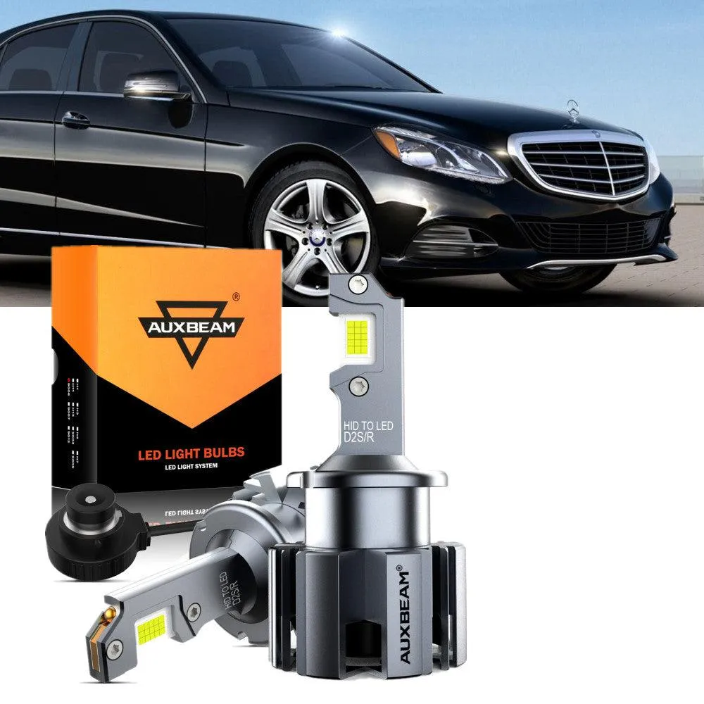 For 2006-2007 Mercedes-Benz E350 with HID headlamps LED Light Bulbs High Low Beam Bundle