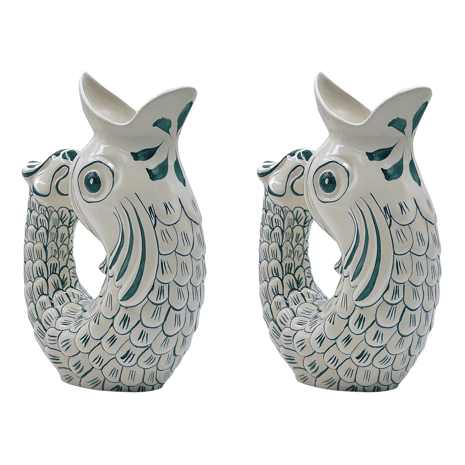 Green Glug Glug Jugs (Set of 2)