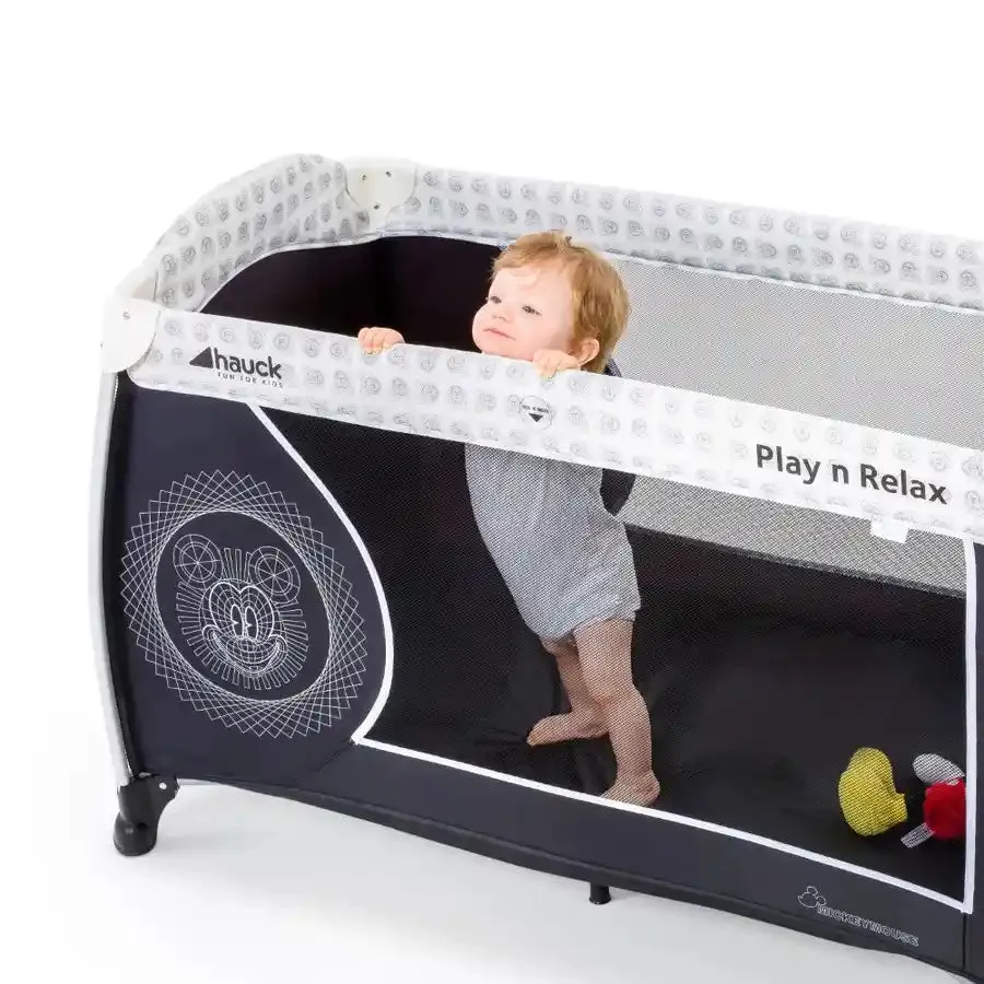 Hauck Disney - Play N Relax baby Cot (Mickey Cool Vibes)