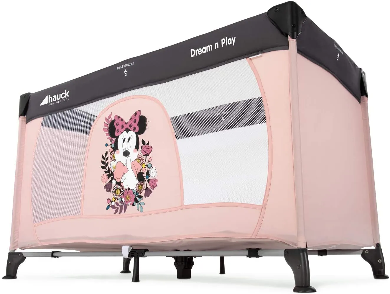 Hauck Dream n Play Travel Cot Minnie Sweetheart