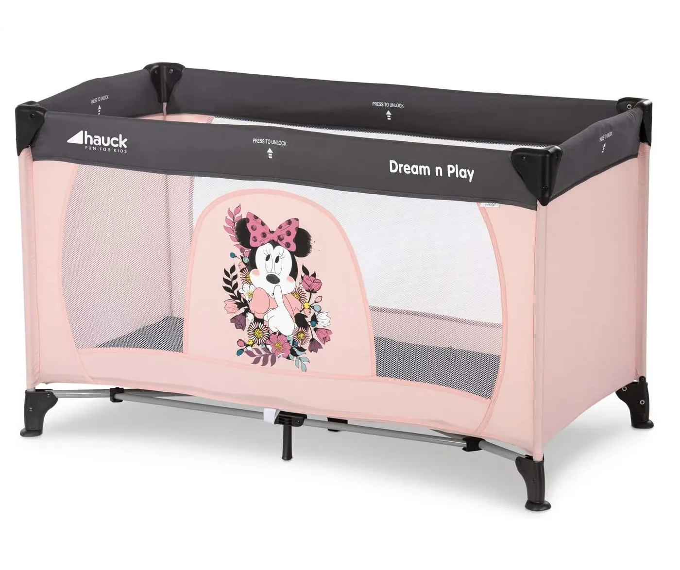 Hauck Dream n Play Travel Cot Minnie Sweetheart