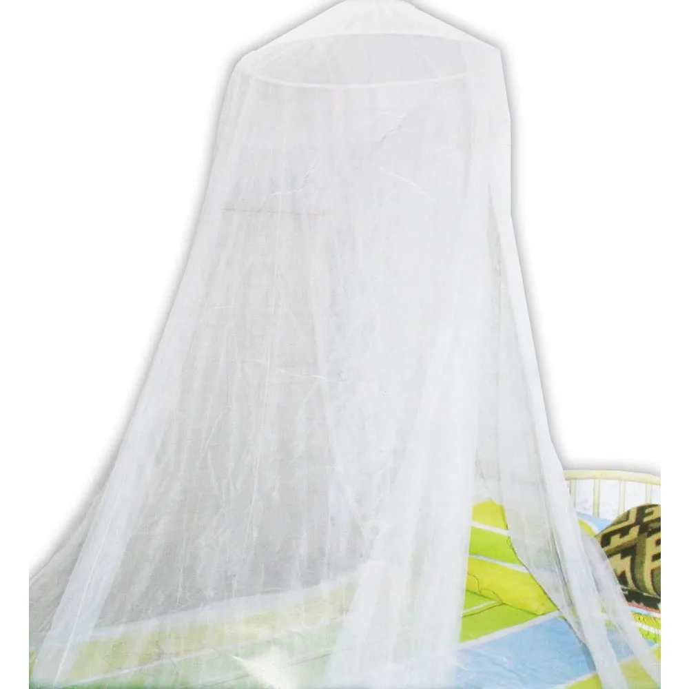 HOME GARDEN: Standard White Polyester Mosquito Net- 2 X 8.2 X 26.2 Feet  - CAM-90616