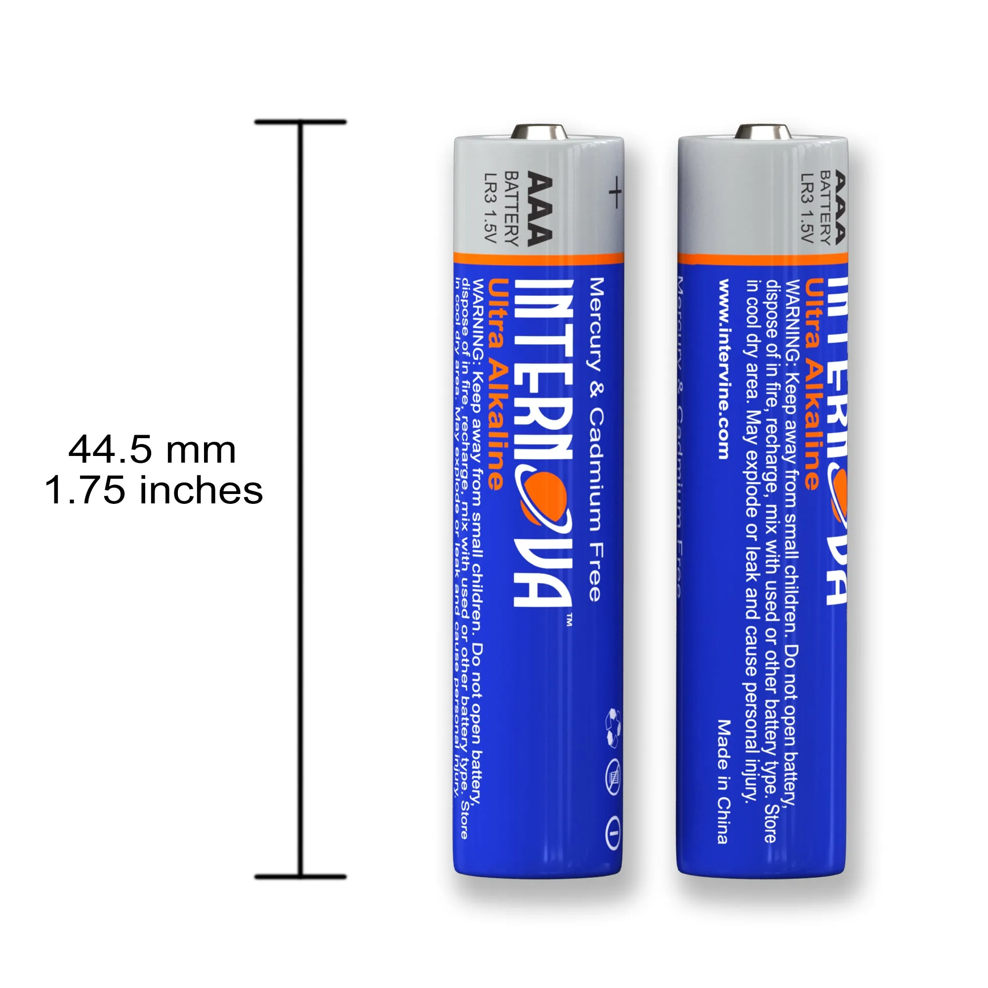 Internova Ultra Alkaline AAA Batteries, Triple A LR3 1.5V Cell High Performance, 40 Pack