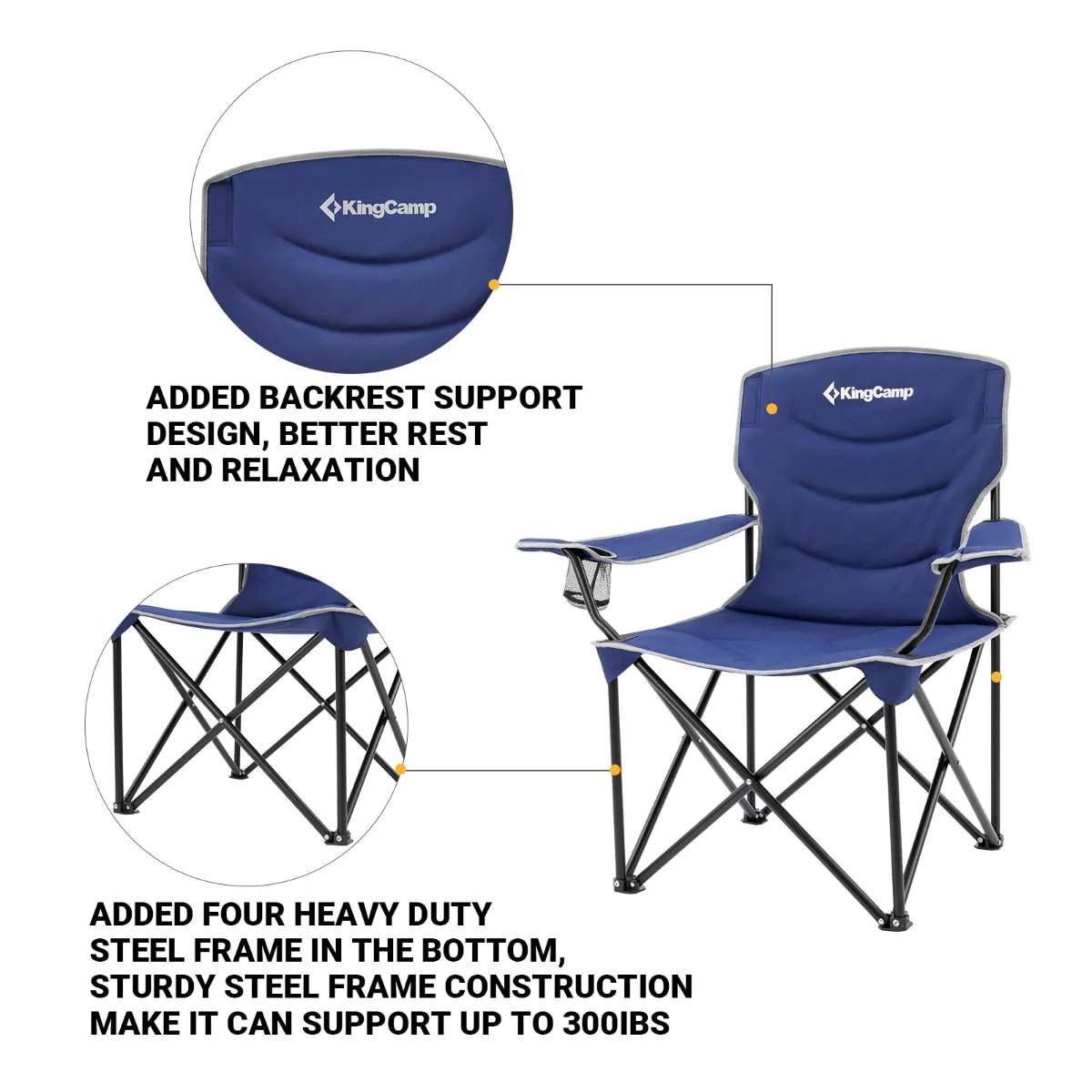 KingCamp Oversized Portable Lawn Chair