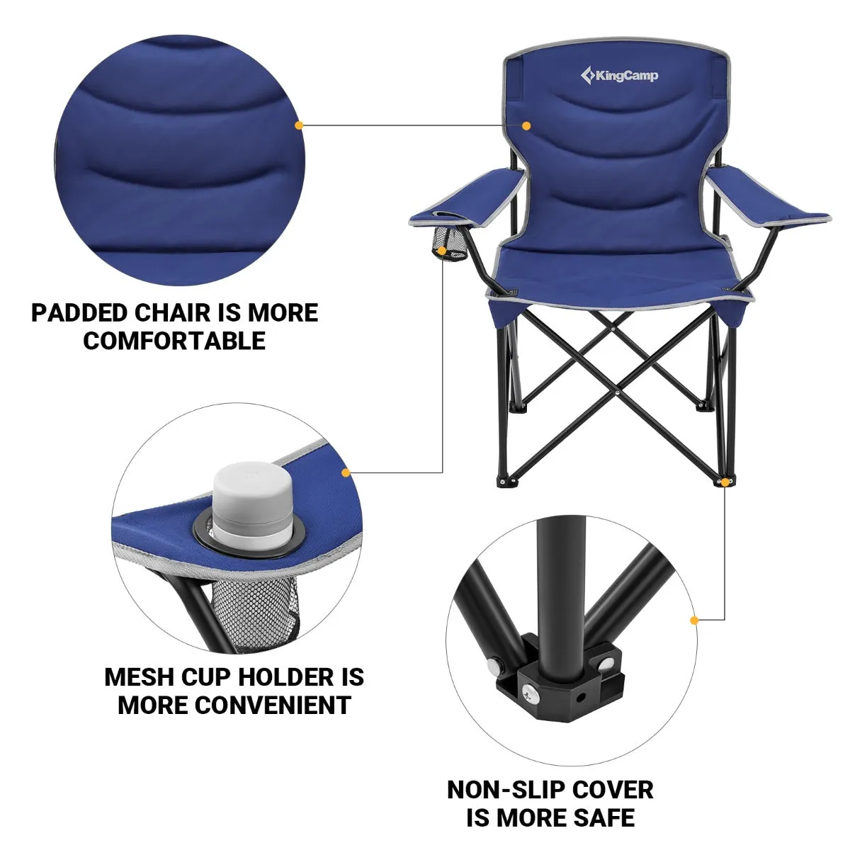 KingCamp Oversized Portable Lawn Chair