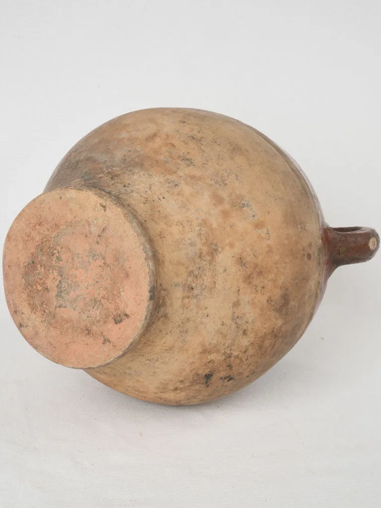 Large Brown Glazed Cruche for Water, Dordogne, Late 19th Century 15"