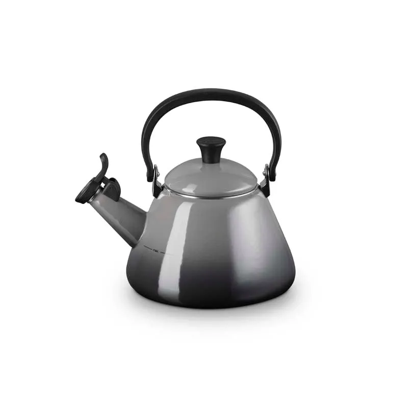 Le Creuset Kone Kettle with Fixed Whistle 1.6 litre Flint