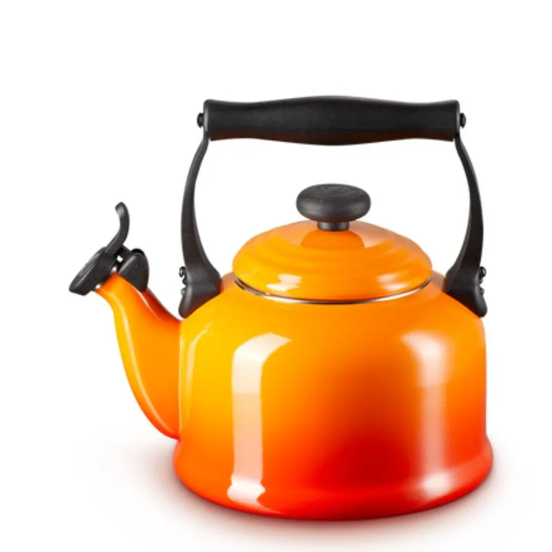 Le Creuset Traditional Kettle with Fixed Whistle 2.1L Volcanic