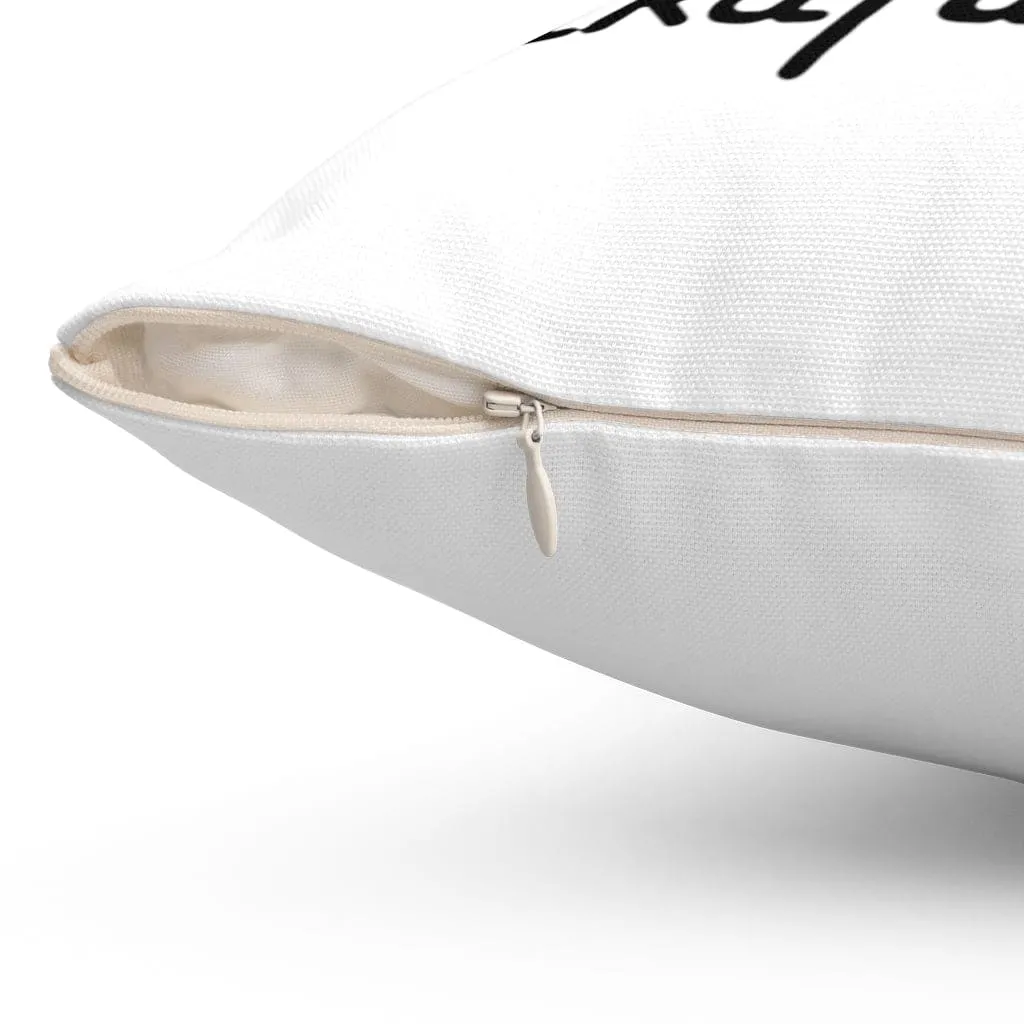 Lightweight Soft White & Black Fikafuntimes Pillow