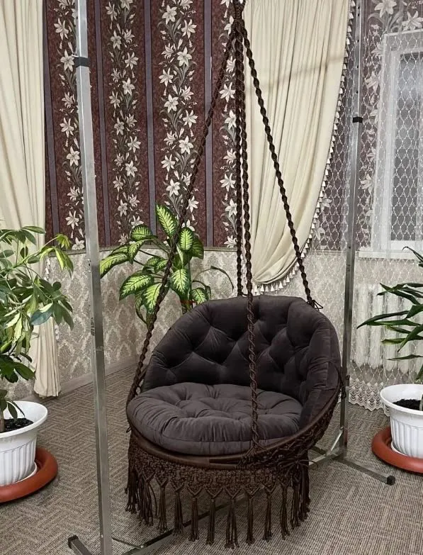 Luxury Hammock Macrmae Round Swing Chair