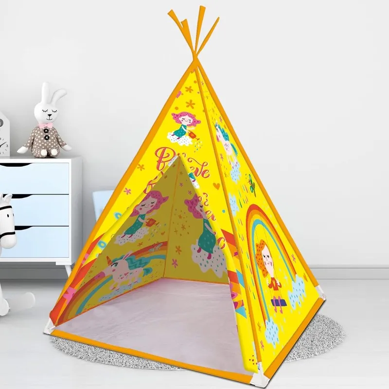 Magical Unicorn Teepee Play Tent House for Kids