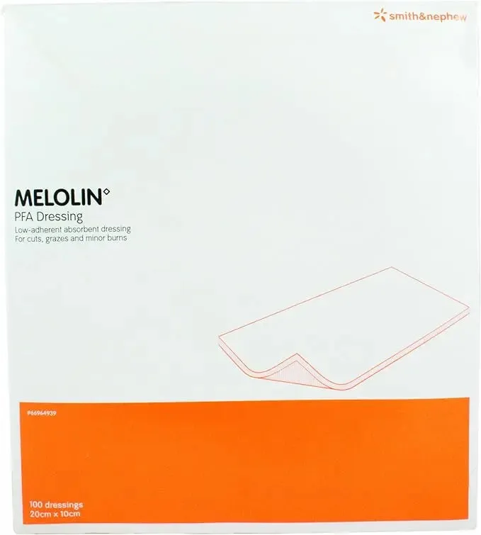 Melolin Dressing Pad St John Ambulance Cushioned Dressing Pad 10 x 20cm Pack of 100