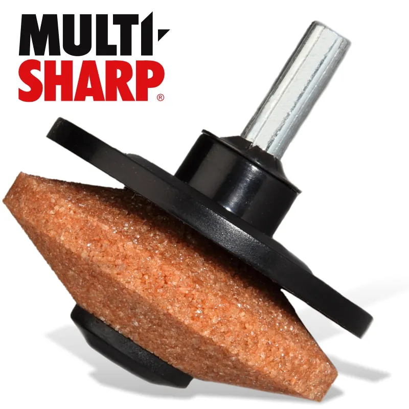 MULTI-SHARP ROTARY MOWER & TOOL SHARPENER CORUNDUM WHEEL FOR DRILL MS1301E