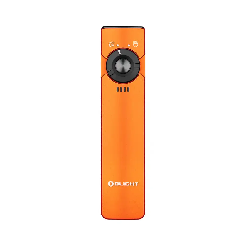 Olight Arkfeld UV - White Light and UV Dual Light Sources Flashlight - Orange NW (4000~5000K)