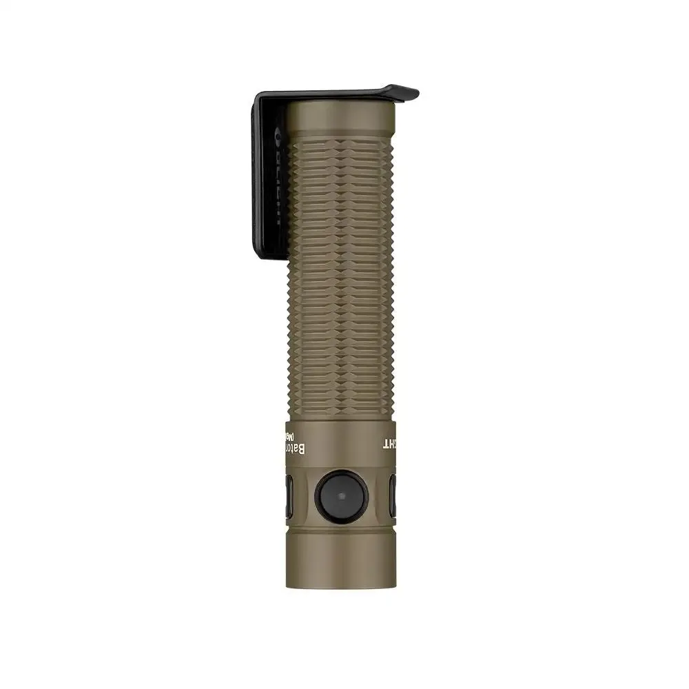 Olight Baton 3 Pro Max Powerful EDC Flashlight - Magnesium Alloy Desert Tan