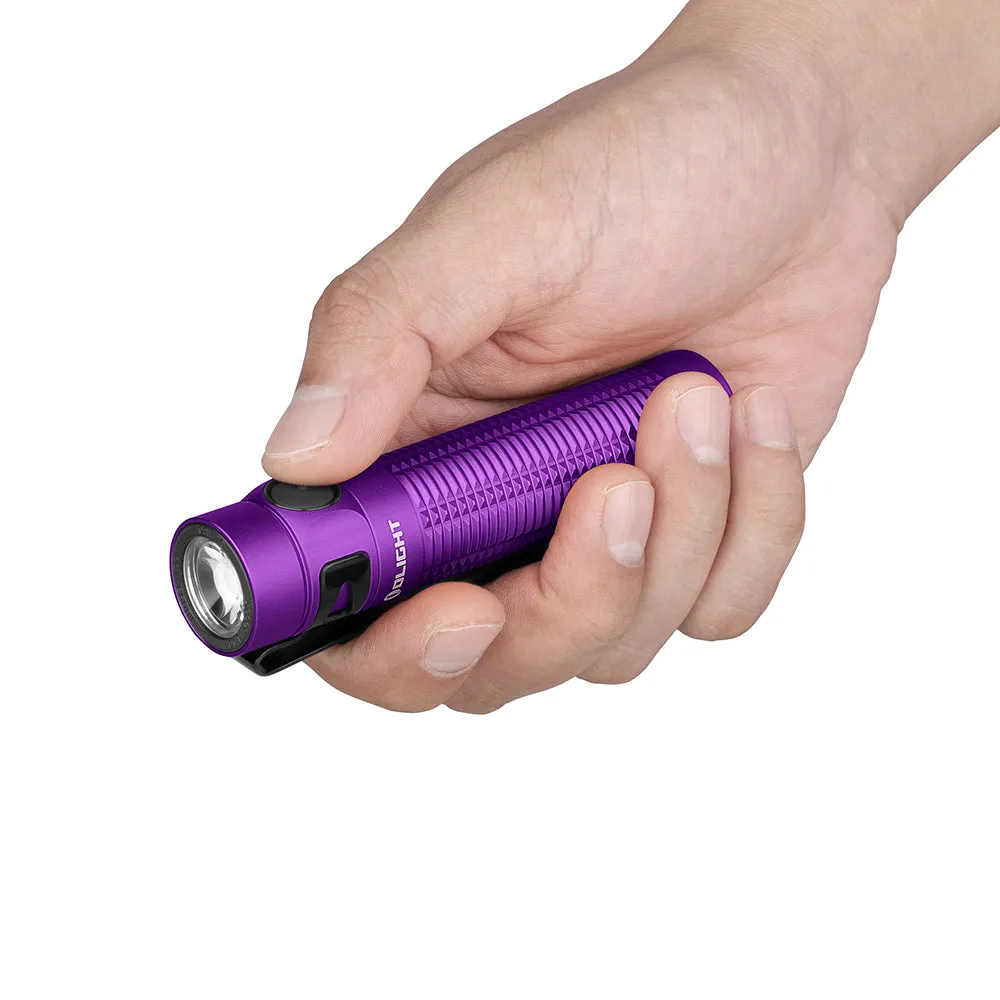 Olight Baton 3 Pro Rechargeable Flashlight - Purple CW (5700-6700K)