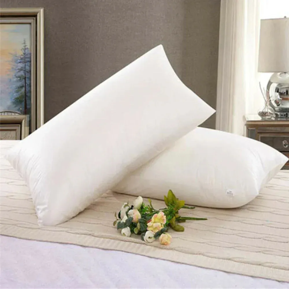 Pair Of Korean Ball Fibre Luxury Pillows With Filling