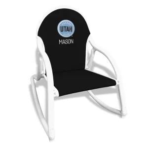 Personalized Utah Hockey Club Rocking Chair