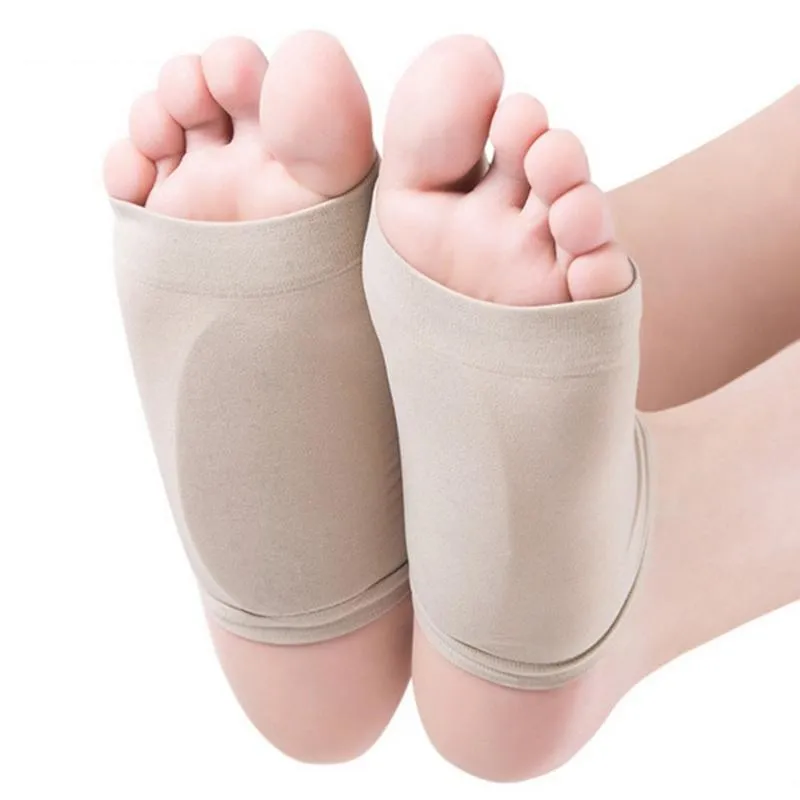 Plantar Fasciitis Arch Support Cushioned Gel Infused Foot Sleeves