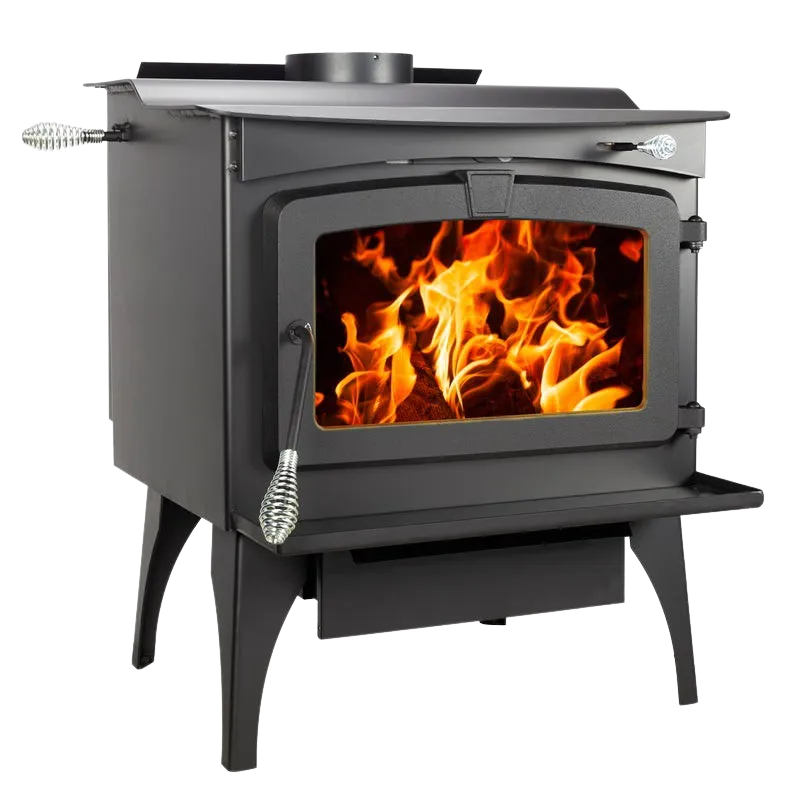 Pleasant Hearth WSL-2200-B 2,200 Sq. Ft. 70,000 BTU EPA Certified Wood Burning Stove with Blower Black New